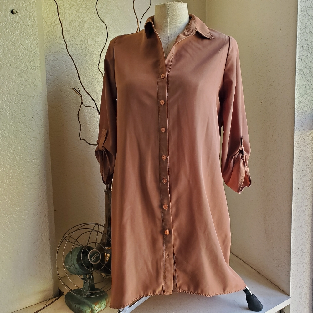 Sweet Rain Buttoned Tunic